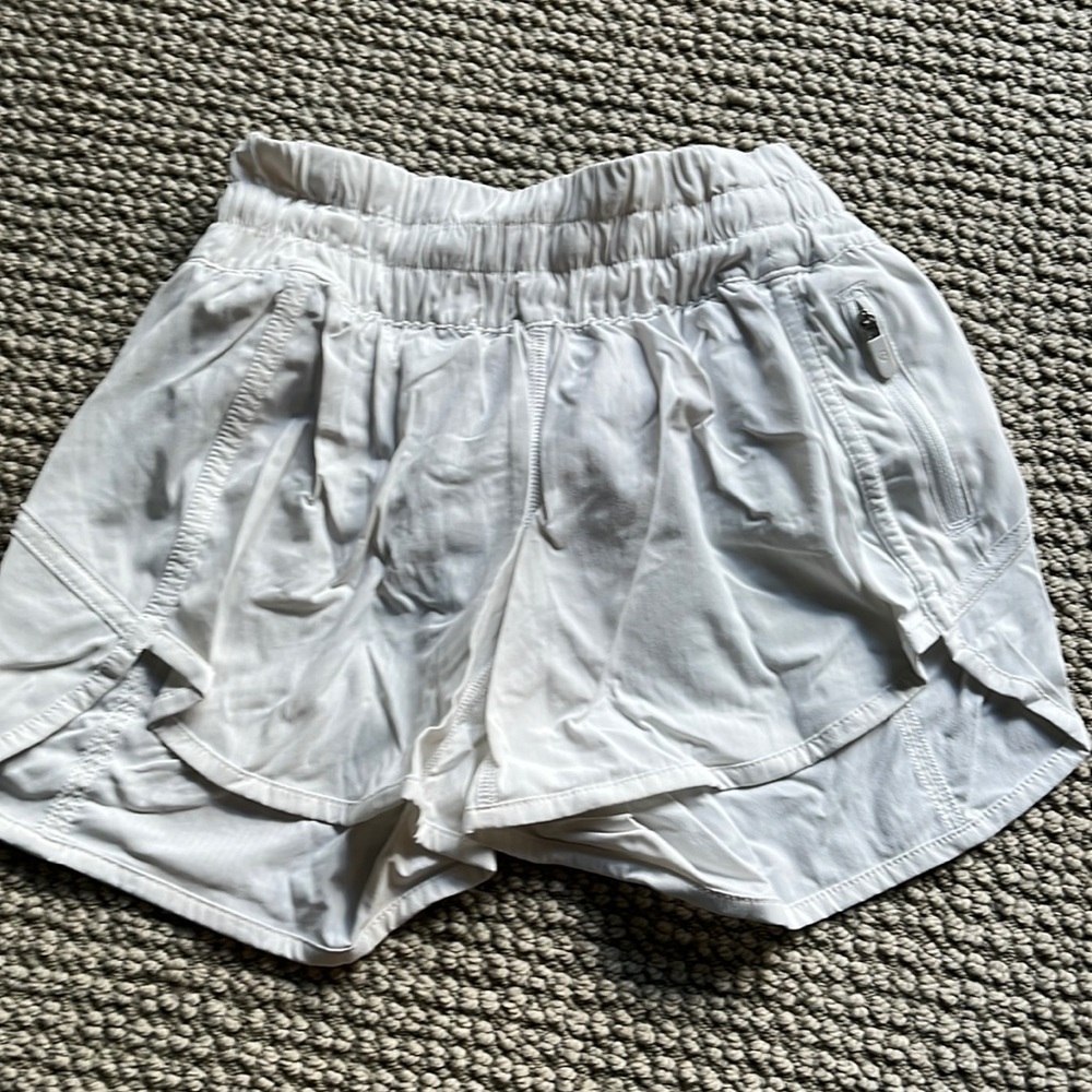 White Lululemon Shorts!